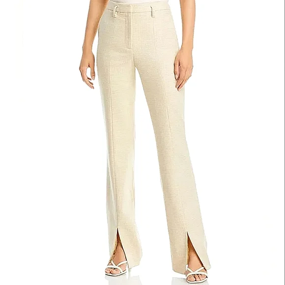 NWT ANINE BING | $310 Houndstooth Virgin Wool Pants - Picture 1 of 9